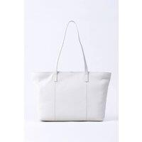 Lakeland Leather Women's 'Torver' Leather Tote Bag in White