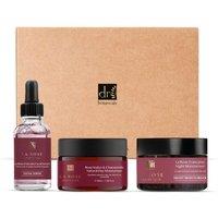 Dr. Botanicals Women's La Rose Franaise Day Moisturiser, Night Moisturiser & Facial Serum in White