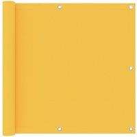 Berkfield Home Balcony Screen Yellow 90x600 cm Oxford Fabric
