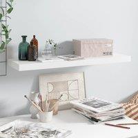 Berkfield Home Floating Wall Shelf High Gloss White 80x23.5x3.8 cm MDF