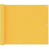 Berkfield Home Balcony Screen Yellow 75x400 cm Oxford Fabric