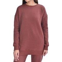 Smart Living Comfortable Casual Polycotton Crew Neck Sweatshirt in Chocolate | Size: Large