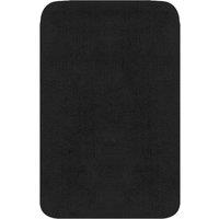 Berkfield Home Bathroom Mat Set 3 Pieces Fabric Anthracite in Black | Size: Medium