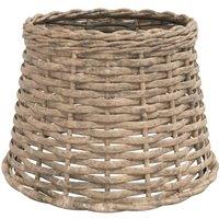Berkfield Home Ceiling Lamp Shade Brown 25x17 cm Wicker | Size: 25x17 cm