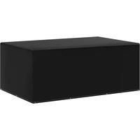 Berkfield Home Garden Furniture Cover 7 Eyelets 143x225x90 cm in Black | Size: 143 x 225 x 90 cm