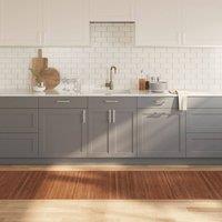 Berkfield Home Rug Rectangular Brown80x300 cm Bamboo in Brown | Size: Medium