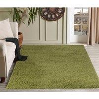 Desire Rugs Modern Elegant Soft Shaggy Rug for Living Rooms - Stylish Area Rugs in Green | Size: 120 cm x 170 cm
