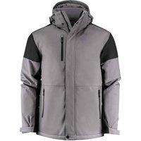 Printer Men's Padded Soft Shell Jacket in Black | Size: Small