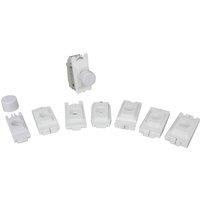 Varilight 2-Way V-Pro Push On/Off Rotary LED Dimmer 0-300W in White