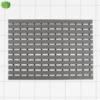 Oseasons Non-Slip Slatted Shower Mat in Grey | Size: 60 cm x 440 cm