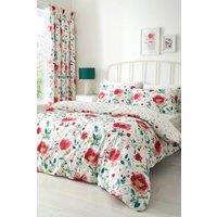 Dreams & Drapes 'Abstract Poppy' Easy Care Duvet Cover Set | Size: Single