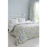 Dreams & Drapes 'Sweetpea Floral' 100% Cotton Duvet Cover Set | Size: Single