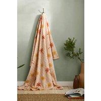Fusion 'Soleil' Fleece Throw in Coral | Size: 120 cm x 150 cm