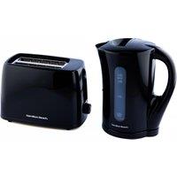 Hamilton Beach Essential Kettle & Toaster Set Black