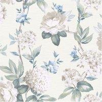 Arthouse Keeka Floral Wallpaper in Bright Blue