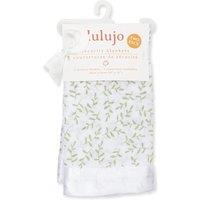 Lulujo Muslin Security Comforter Blanket 2 pack - Greenery