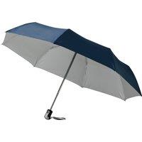 Bullet Men's 21.5in Alex 3-Section Auto Open & Close Umbrella Pack of 2 in Dark Navy