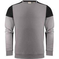 Printer PRIME Men's Contrast Crew Neck Sweatshirt in Black | Size: XS