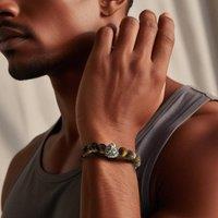 Aye Do Gifts Men's Tigers Eye Lion Bracelet in Brown | Size: 8 inches