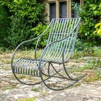Ascalon Design Ltd Amalfi Rocking Chair - L100 x W63 x H100 cm - Charcoal in Grey