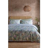 Appletree 'Abstract Floral' 100% Cotton Duvet Cover Set in Green | Size: King