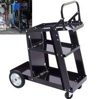 Havendro 3 Tier Welding Cart Trolley Welder 80kg Storage in Black