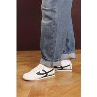 Where's That From Women's 'Caia' Court Lace up Trainer with Stripe detail in Black | Size: 8