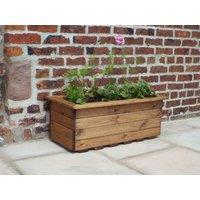 Charles Taylor Trading Large Rectangular Trough in Brown