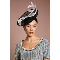 Coast Women's Loop & Quill Disc Fascinator in Mono