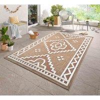Desire Rugs Harper Diamond Pattern Water Resistant Indoor Area Rugs in Cream | Size: 120 cm x 170 cm