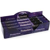 KDMD Set of 6 Packets of Protection Spell Incense Sticks in Purple