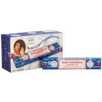 KDMD Set of 12 Packets of Nagchampa Incense Sticks in Blue