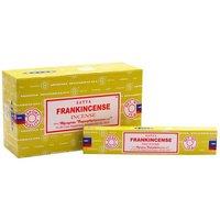KDMD Set of 12 Packets of Frankincense Incense Sticks in Yellow