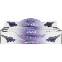 KDMD Set of 6 Packets of Elements Lavender Incense Sticks in Purple
