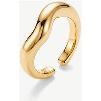 MUCHV Women's Open Wave Ring in Gold or Silver