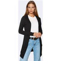 Aftershock London Women's Boyfriend Cardigan with Pockets in Black | Size: S/M