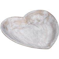Love Lace Stone Heart Dish in White