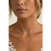 MUCHV Flower Charm Necklace in 14k Gold or Silver - Women's Jewellery