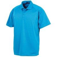 Spiro Men's Impact Performance Aircool Polo T-Shirt in Dark Blue | Size: 3XL