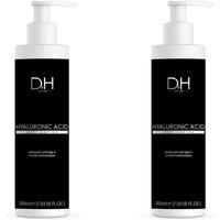 Dr H Women's Hyaluronic Acid Cleanser 200ml x 2 Duo Pack in White