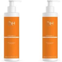 Dr H Women's Vitamin C Anti-Ageing Cleanser 200ml x 2 Duo Pack in White