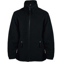 SOL'S Boy's North Zip-Up Fleece Jacket in Black | Size: 4 Years
