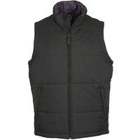 SOL'S Men's Warm Padded Bodywarmer Jacket in Charcoal | Size: 4XL