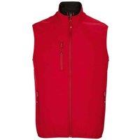 SOL'S Men's Falcon Softshell Body Warmer in Wine | Size: 3XL