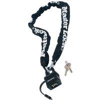 Master Lock Weather Tough 40Mm Padlock & Chain 90Cm X 6Mm in Black