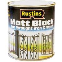 Rustins Quick Drying Matt Black Paint 2.5L