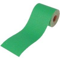 Faithfull Aluminium Oxide Sanding Paper Roll Green 115Mm X 5M 120G