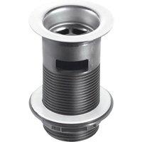 McAlpine BSW12C 1.25" Black Plastic Slotted Basin Waste - Backnut Model: 60m