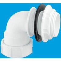 McAlpine MT4-TANK 1.5" Multifit Bent Tank Connector in White