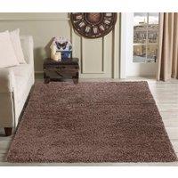 Desire Rugs Modern Elegant Soft Shaggy Rug for Living Rooms - Stylish Area Rugs in Beige | Size: 120 cm x 170 cm